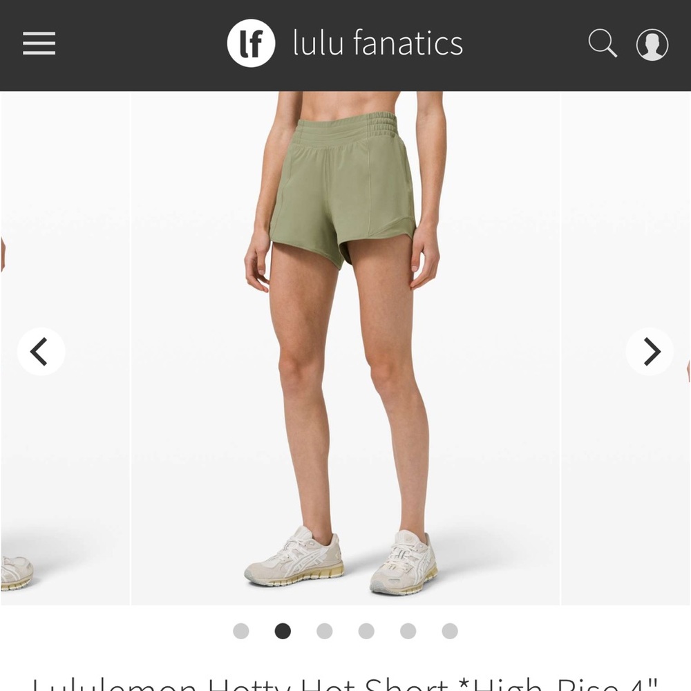Lululemon Athletica HOTTY Hot High-Rise Shorts - Picture 3 of 8